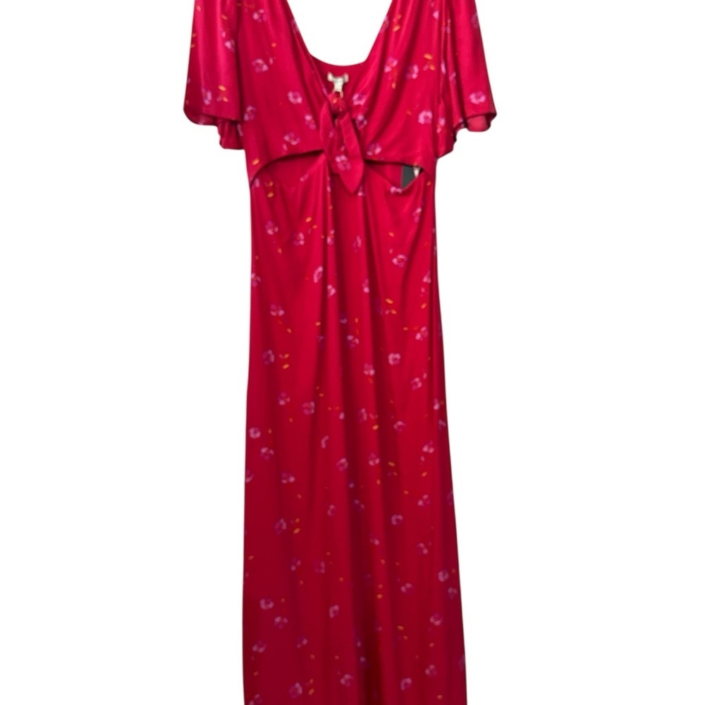 Z Supply Vibrant Red Maxi Dress - Picture 3 of 9
